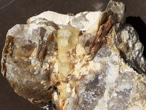 Beryl<br />Orvault, Nantes District, Loire-Atlantique, Pays de la Loire, France<br />6 x 4 cm<br /> (Author: Volkmar Stingl)