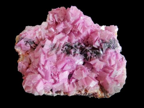 Dolomite variety cobalt-bearing dolomite<br />Bou Azzer mining district, Drâa-Tafilalet Region, Morocco<br />60 mm x 20 mm x 25 mm<br /> (Author: Dany Mabillard)