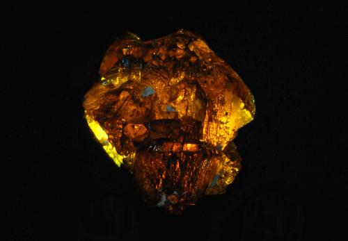 Sphalerite<br />53 vein, Aït Ahmane, Agdz, Bou Azzer mining district, Zagora Province, Drâa-Tafilalet Region, Morocco<br />2.0 x 2.5 cm<br /> (Author: Michael Shaw)