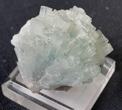 Beryl (variety aquamarine)<br />Dassu, Braldu Valley, Shigar District, Gilgit-Baltistan (Northern Areas), Pakistan<br />2 x 2 cm<br /> (Author: Volkmar Stingl)