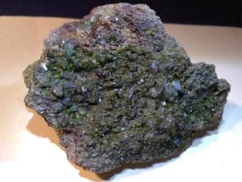 Epidote<br />Colle d'Orano, La Guardia, Marciana, Isla de Elba, Provincia Livorno, Toscana, Italia<br />95 x 73 mm<br /> (Author: Sante Celiberti)