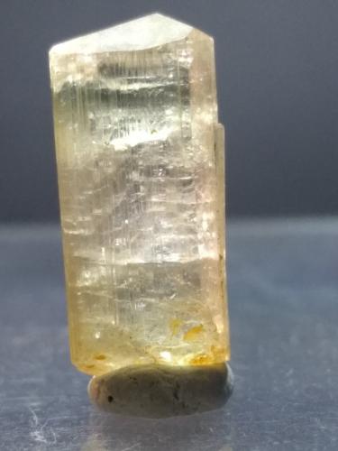 Elbaite<br />San Piero in Campo, Campo nell'Elba, Isla de Elba, Provincia Livorno, Toscana, Italia<br />16 x 7 mm<br /> (Author: Sante Celiberti)