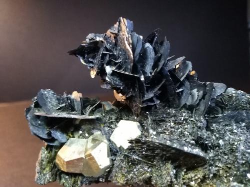 Hematite, Pyrite<br />Rio Mine (Rio Marina Mine), Valle Giove stope, Rio Marina, Elba Island, Livorno Province, Tuscany, Italy<br />10 x 6 cm<br /> (Author: Sante Celiberti)