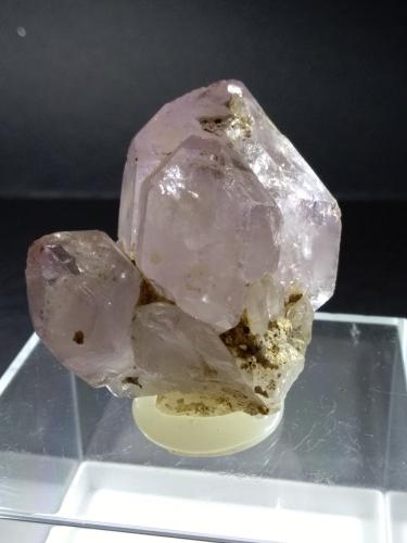 Quartz (variety amethyst)<br />Leventina Valley, Leventina, Ticino (Tessin), Switzerland<br />50 x 50 mm<br /> (Author: Sante Celiberti)