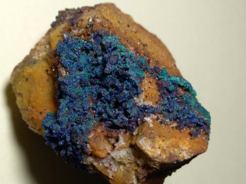 Azurite, Malachite<br />Sankt Gertraudi mining area, Brixlegg, Kufstein District, Inn Valley, North Tyrol, Tyrol/Tirol, Austria<br />49 x 35 mm<br /> (Author: Sante Celiberti)