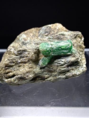 Beryl (variety emerald)<br />Habach Valley, Hohe Tauern, Salzburg, Austria<br />36,8 x 27,4 mm<br /> (Author: Sante Celiberti)