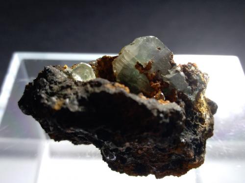 Anglesite<br />Montevecchio Mines, Arbus, Medio Campidano Province, Sardinia/Sardegna, Italy<br />36 x 30 mm<br /> (Author: Sante Celiberti)