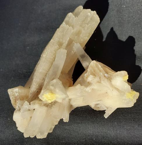 Celestine, Sulfur<br />Machów Mine, Tarnobrzeg, Subcarpathian Voivodeship, Poland<br />9 x 7 cm<br /> (Author: Volkmar Stingl)