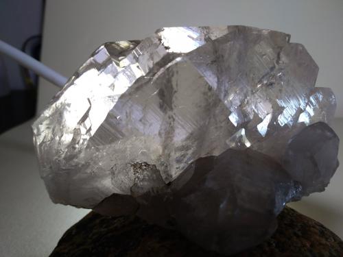 Quartz (variety gwindel)<br />St Gotthard Pass area, Central St Gotthard Massif, Leventina, Ticino (Tessin), Switzerland<br />11 x 8,5 cm<br /> (Author: Sante Celiberti)