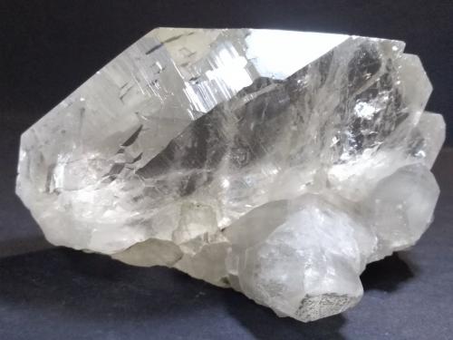 Quartz (variety gwindel)<br />St Gotthard Pass area, Central St Gotthard Massif, Leventina, Ticino (Tessin), Switzerland<br />11 x 8,5 cm<br /> (Author: Sante Celiberti)