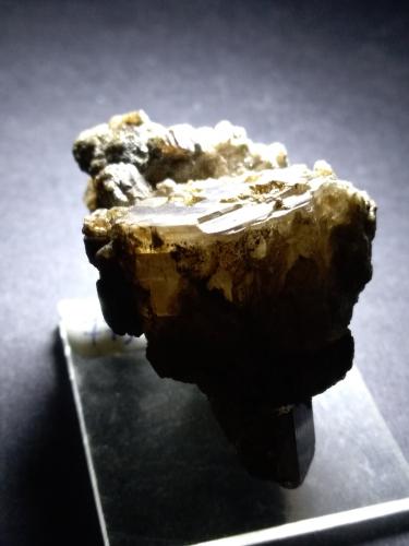 Phosgenite<br />Mina Monteponi, Iglesias, Provincia Sud Sardegna, Cerdeña/Sardegna, Italia<br />42 x 38 mm<br /> (Author: Sante Celiberti)