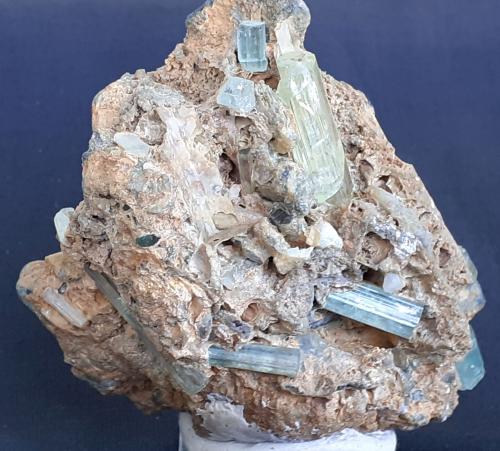 Beryl (variety Aquamarine)<br />Sherlova Gora, Adun-Cholon Range, Nerchinsk, Zabaykalsky Krai, Russia<br />7 x 7 cm<br /> (Author: Volkmar Stingl)