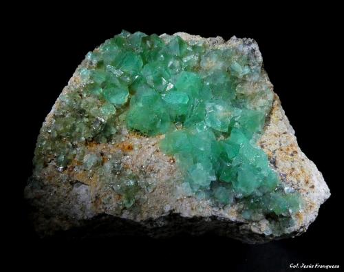 Fluorita.<br />Pedrera Berta, Turó de Can Domènech, Serra de Roques Blanques, Sant Cugat del Vallès-El Papiol, Comarca Vallès Occidental / Baix Llobregat, Barcelona, Cataluña / Catalunya, España<br />80x65 mm.<br /> (Autor: Jesus Franquesa Baucells)