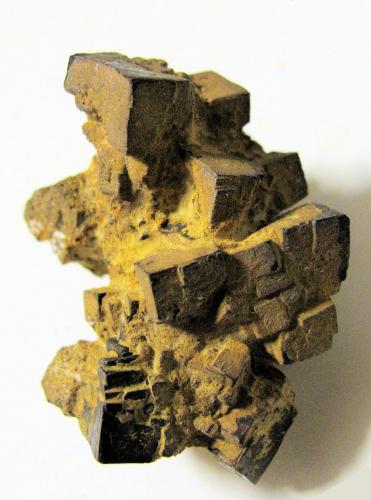 Goethita<br />Montjuïc, Barcelona city, Comarca Barcelonès, Barcelona, Catalonia / Catalunya, Spain<br />44 mm x 30 mm. Cristal mayor: 11 mm de arista. Masa: 35 g<br /> (Autor: Carles Millan)