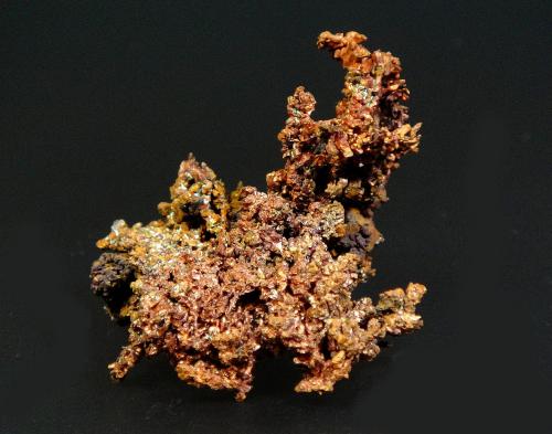 Cobre<br />Mina Bou Nahas, zona minera Oumjrane, Comunidad Alnif, Provincia Tinghir, Región Drâa-Tafilalet, Marruecos<br />5 x 5 cm.<br /> (Autor: Antonio P. López)