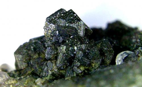 Chalcocita (Calcosina)<br />Mina Las Cruces, Gerena-Guillena-Salteras, Comarca Sierra Norte, Sevilla, Andalucía, España<br />Campo de visión 1,5 cm.<br /> (Autor: Antonio P. López)
