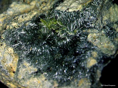 'Pumpellyita'<br />Páramo Quarry, Cortijo Calvillo, Fuente Camacho, Loja, Comarca Loja, Granada, Andalusia, Spain<br />2´845 x 2´116 mm.<br /> (Autor: Jesus Franquesa Baucells)