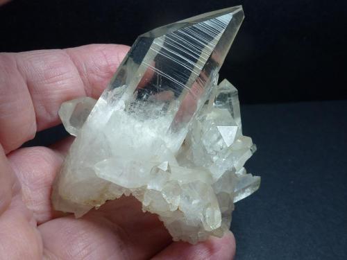 Cuarzo (variedad cristal de roca)<br />Diamantina, Vale do Jequitinhonha, Minas Gerais, Brasil<br />7 x 6 cm.<br /> (Autor: javier ruiz martin)