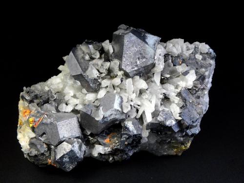 Galena, Cuarzo<br />Mina Palomo, Provincia Castrovirreyna, Departamento Huancavelica, Perú<br />9 x 5 cm.<br /> (Autor: Antonio P. López)