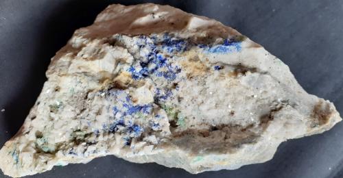 Azurite, Malachite, Dolomite<br />Ringenwechsel Mining District, Troi, District Schwaz, Inn Valley, North Tyrol, Tyrol/Tirol, Austria<br />14 x 7 cm<br /> (Author: Volkmar Stingl)