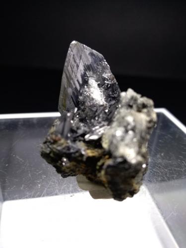 Anglesite<br />Mina Monteponi, Iglesias, Provincia Sud Sardegna, Cerdeña/Sardegna, Italia<br />35 x 29,6 mm<br /> (Author: Sante Celiberti)