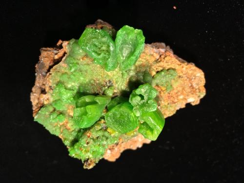 Pyromorphite<br />Mina Daoping, Gongcheng, Prefectura Guilin, Región Autónoma Guangxi Zhuang, China<br />80 mm x 70 mm x 40 mm<br /> (Author: Robert Seitz)