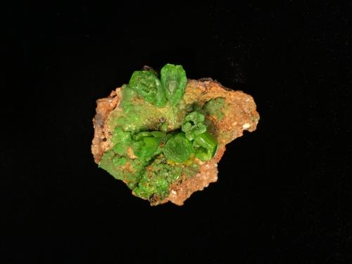 Pyromorphite<br />Mina Daoping, Gongcheng, Prefectura Guilin, Región Autónoma Guangxi Zhuang, China<br />80 mm x 70 mm x 40 mm<br /> (Author: Robert Seitz)