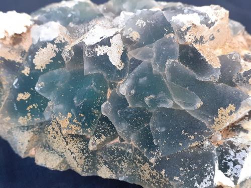 Fluorite, Quartz, Quartz (variety chalcedony)<br />Yongping, Yanshan, Shangrao Prefecture, Jiangxi Province, China<br />8 x 6 cm<br /> (Author: Volkmar Stingl)