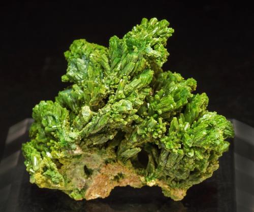 Pyromorphite<br />Mina Les Farges (Mina Des Farges), Ussel, Corrèze, Nouvelle-Aquitaine, Francia<br />Specimen size: 5 × 3.2 × 3 cm / main crystal size: 0.6 × 0.2 cm<br /> (Author: Jordi Fabre)