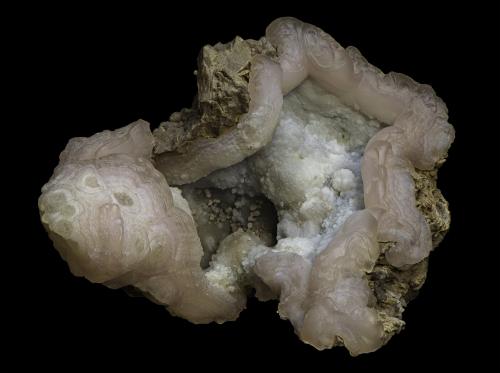 Smithsonite<br />El Refugio Mine, Choix, Municipio Choix, Sinaloa, Mexico<br />90 x 70 x 40 mm<br /> (Author: Rob Schnerr)