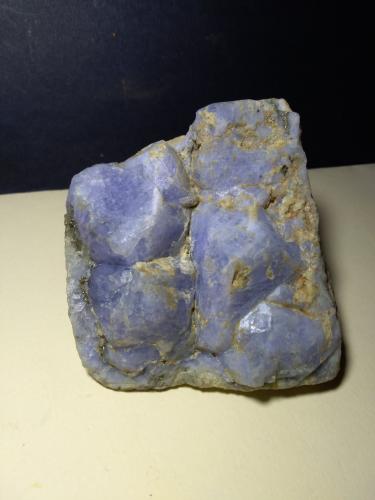 Sodalite (variety Hackmanite)<br />Valle Koksha, Distritos Khash & Kuran Wa Munjan, Provincia Badakhshan, Afganistán<br />93 x 87 mm<br /> (Author: Sante Celiberti)