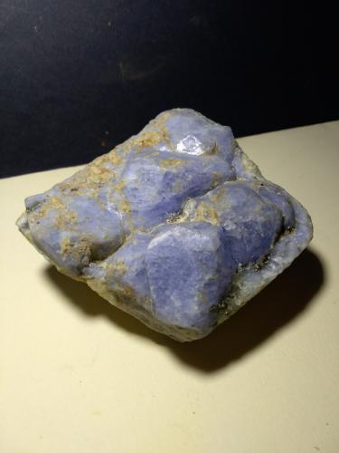 Sodalite (variety Hackmanite)<br />Koksha Valley, Khash & Kuran Wa Munjan Districts, Badakhshan Province, Afghanistan<br />93 x 87 mm<br /> (Author: Sante Celiberti)