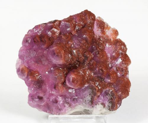 Calcite (variety cobaltoan)<br />Agoudal Mines, Tansifite, Agdz, Bou Azzer mining district, Zagora Province, Drâa-Tafilalet Region, Morocco<br />Specimen size: 8 × 7.5 × 3.3 cm / main crystal size: 1.7 × 1.5 cm<br /> (Author: Jordi Fabre)