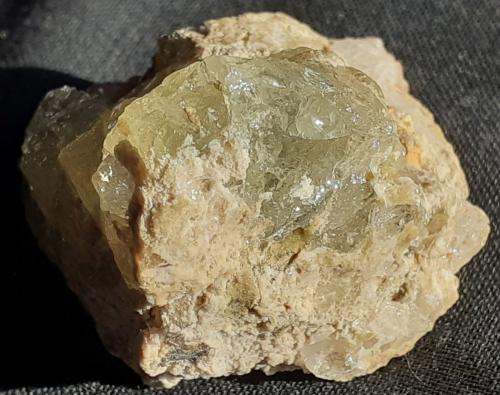 Beryl (variety Cs-beryl)<br />Emmons Quarry, Last Day pocket, Greenwood, Oxford County, Maine, USA<br />3 x 3 cm<br /> (Author: Volkmar Stingl)