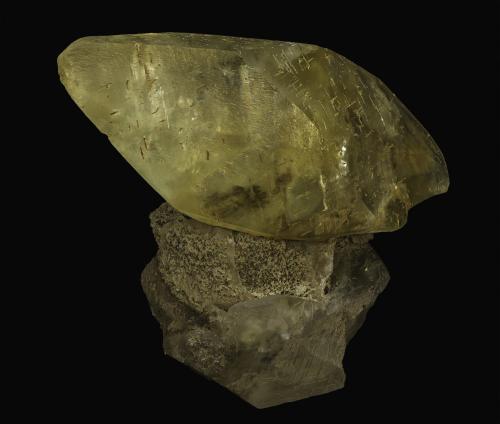Calcite<br />Warnant Quarry, Salet, Warnant, Anhée, Dinant, Namur Province, Wallonia, Belgium<br />80 x 45 x 65 mm<br /> (Author: Rob Schnerr)