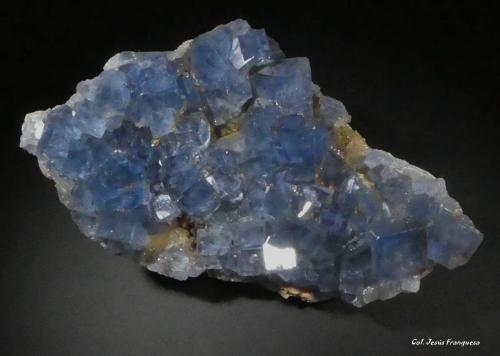 Fluorita.<br />Mina Matagalls (Minas de Sant Marçal), Sant Marçal, Viladrau, Comarca Osona, Gerona / Girona, Cataluña / Catalunya, España<br />84x48 mm.<br /> (Autor: Jesus Franquesa Baucells)