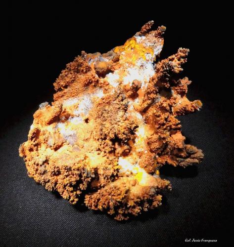 Goethita.<br />Alosno, Comarca El Andévalo, Huelva, Andalucía, España<br />80x60 mm.<br /> (Autor: Jesus Franquesa Baucells)