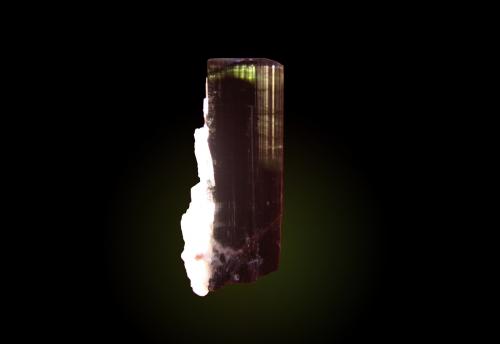 Elbaite and Albite (variety clevelandite)<br />Stak Nala, Haramosh Mountains, Skardu District, Gilgit-Baltistan (Northern Areas), Pakistan<br />15mm x 34mm x 16mm<br /> (Author: Firmo Espinar)