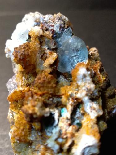 Fluorite<br />Santa Lucia Mine, Fluminimaggiore, Sud Sardegna Province, Sardinia/Sardegna, Italy<br />63 x 60 mm<br /> (Author: Sante Celiberti)