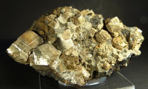 Pirita<br />Cala Mines, Cala, Comarca Sierra de Huelva, Huelva, Andalusia, Spain<br />9 x 5 x 5 cm.<br /> (Autor: Felipe Abolafia)