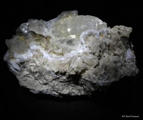 Yeso.<br />Ivorra, Comarca La Segarra, Lérida / Lleida, Cataluña / Catalunya, España<br />73x51 mm.<br /> (Autor: Jesus Franquesa Baucells)
