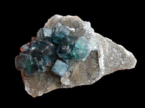 Fluorite<br />China<br />80 mm x 53 mm x 30 mm<br /> (Author: Dany Mabillard)