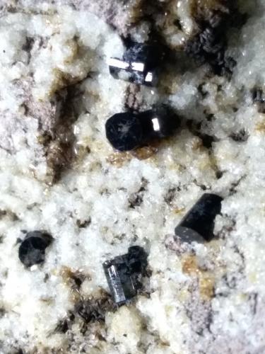 Osumilite, Tridymite<br />Cantera Funtanafigu, Marrubiu, Monte Arci, Provincia Oristano, Cerdeña/Sardegna, Italia<br />12 x 10 cm<br /> (Author: Sante Celiberti)