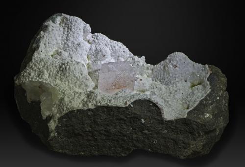 Fluorapophyllite<br />Jalgaon District, Maharashtra, India<br />104 x 79 x 43 mm (x-tal = 19 mm)<br /> (Author: Rob Schnerr)