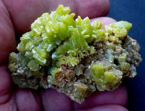 Piromorfita<br />San Andrés Mine, Espiel, Comarca Valle del Guadiato, Córdoba, Andalusia, Spain<br />7 x 6 cm.<br /> (Autor: javier ruiz martin)