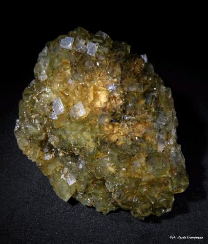 Fluorita.<br />Mina Matagalls (Minas de Sant Marçal), Sant Marçal, Viladrau, Comarca Osona, Gerona / Girona, Cataluña / Catalunya, España<br />58x48 mm.<br /> (Autor: Jesus Franquesa Baucells)