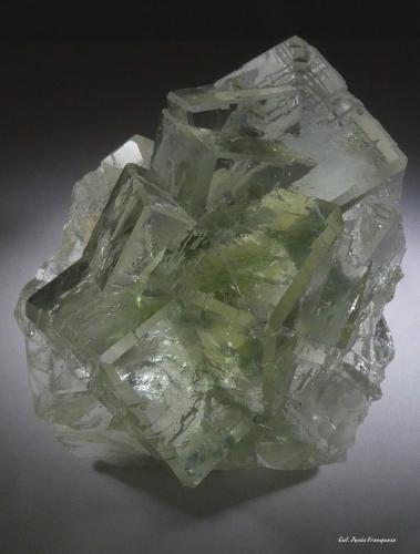 Fluorita.<br />Mina Xianghuapu, Xianghualing, Linwu, Prefectura Chenzhou, Provincia Hunan, China<br />60x60 mm.<br /> (Autor: Jesus Franquesa Baucells)