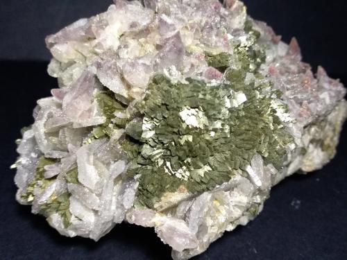 Marcasite, Baryte, Calcite, Quartz<br />Silius, Ciudad metropolitana de Cagliari, Cerdeña/Sardegna, Italia<br />12 x 6,5 cm<br /> (Author: Sante Celiberti)