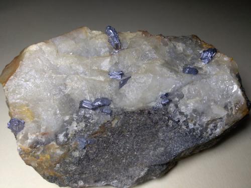 Molibdenita<br />Perda de Pibera Mine, Gonnosfanadiga, Sud Sardegna Province, Sardinia/Sardegna, Italy<br />113 x 71 mm<br /> (Autor: Sante Celiberti)