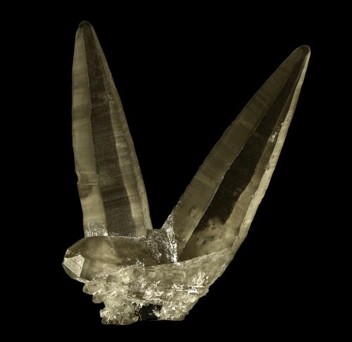 Quartz (variety smoky quartz)<br />Bergsig Farm 167 (Hohenstein), Omaruru, Erongo Region, Namibia<br />35 x 6 x 25 mm<br /> (Author: Rob Schnerr)